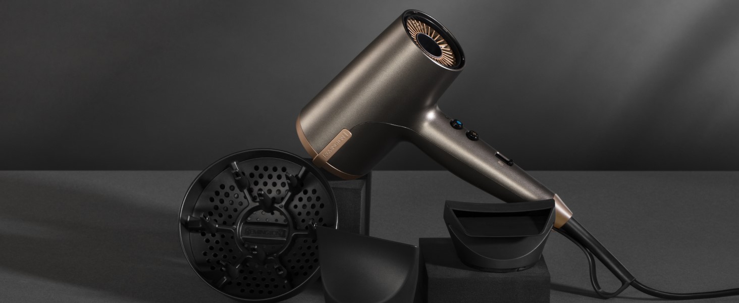 Іонний фен для волосся Remington ONE D6078 з 5 насадками та 8 режимами температури та швидкості