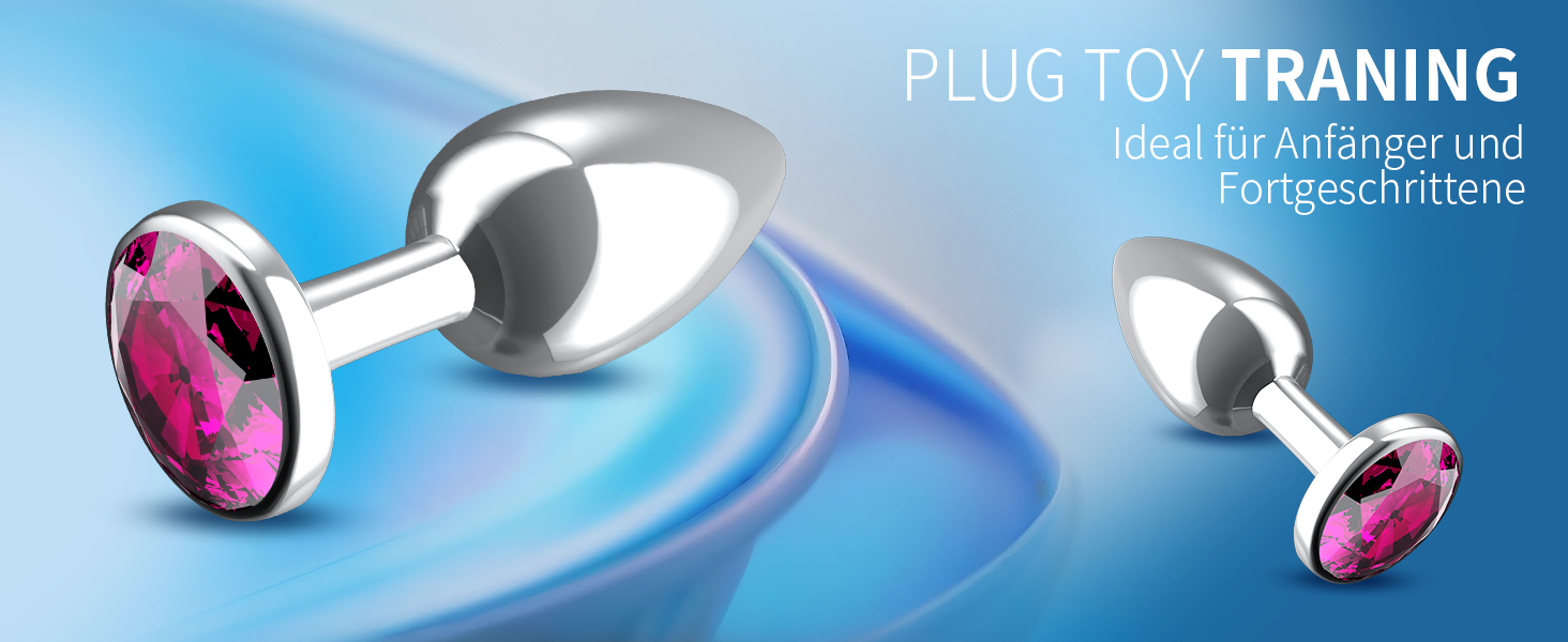 Анальні пробки для жінок та чоловіків, набір 3 шт. Силікон, метал, вібрація 10 режимів. Іграшки для дорослих, підходять для початківців, пар.
