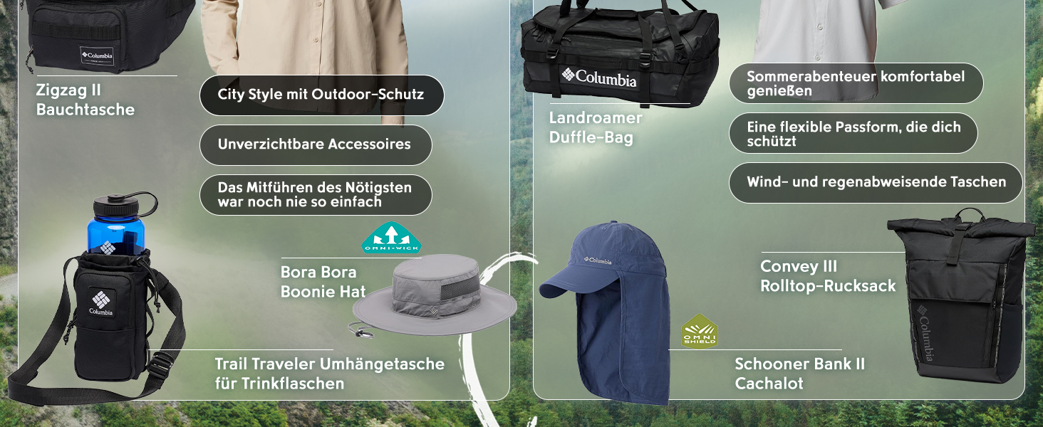 Кепка-бейсболка Columbia Silver Ridge IV унісекс, колір Stone Green, один розмір