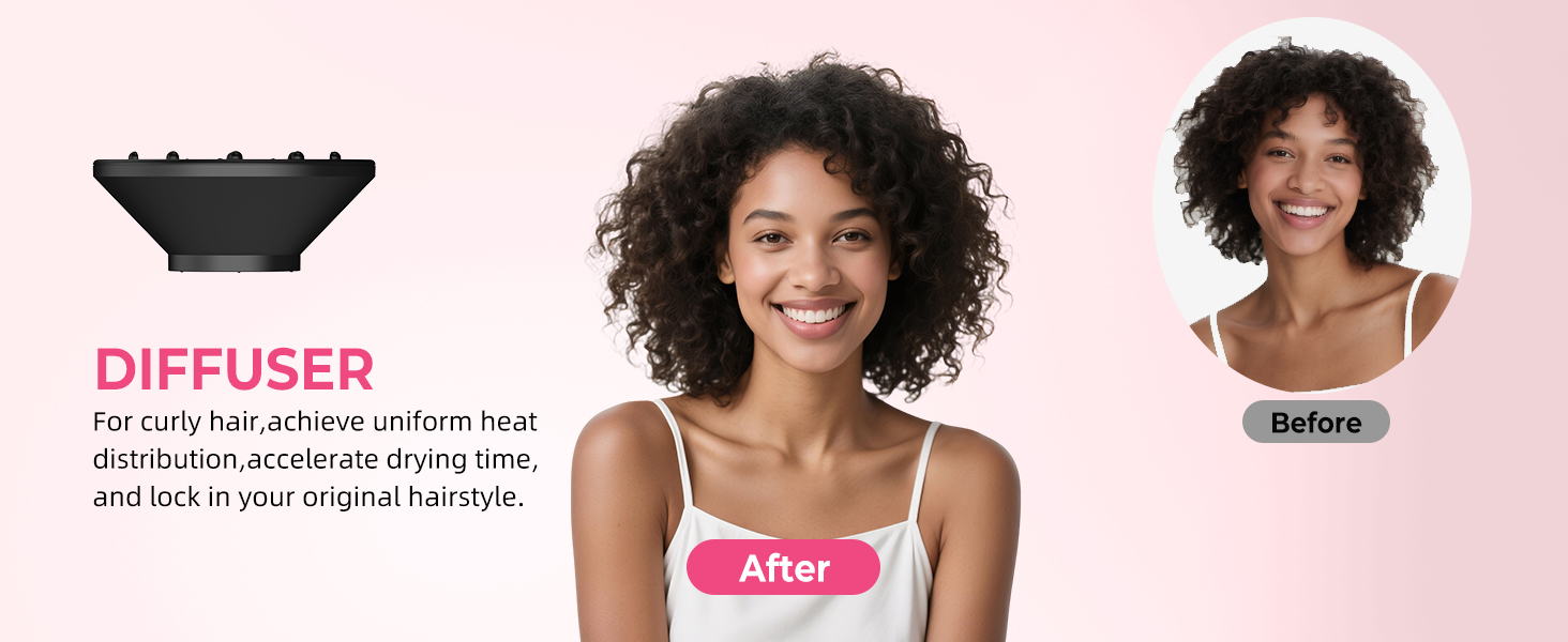Мультифункціональний стайлер для волосся 7 в 1 Atopskins Airstyler Pro: фен з дифузором, круглі щітки, випрямляч та плойка для локонів Beach Waves, чорно-золотий