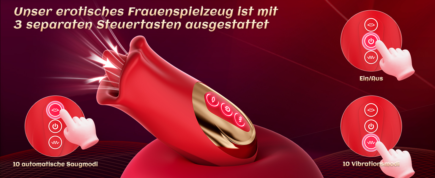 Вібратор для жінок: 10 режимів, 10 рівнів інтенсивності, стимулятор клітора та сосків, іграшка для пар