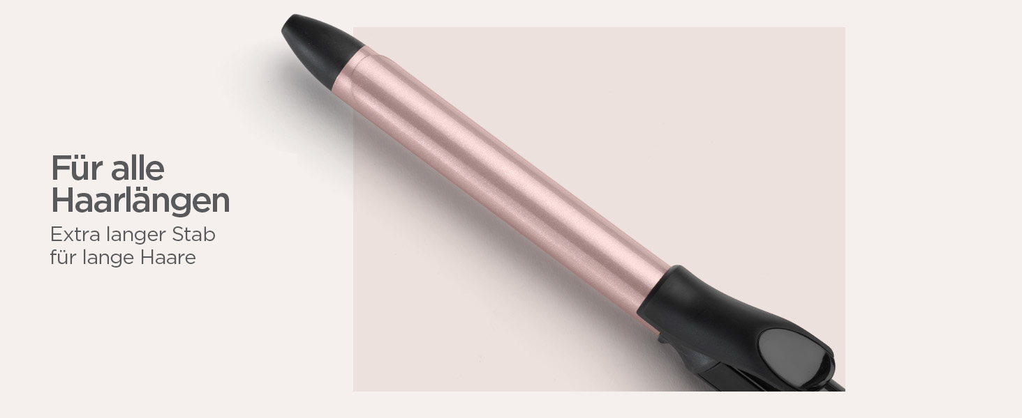 Щипці для завивки волосся BaByliss 19 мм, Warm Black Pink Gold, мережевий шнур 2.5 м