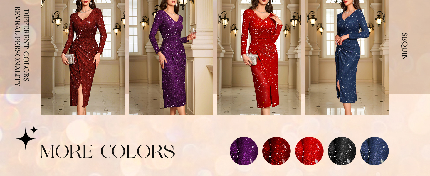 Сукня Bbonlinedress з паєтками: елегантна максі, червона, для вечірок та свят