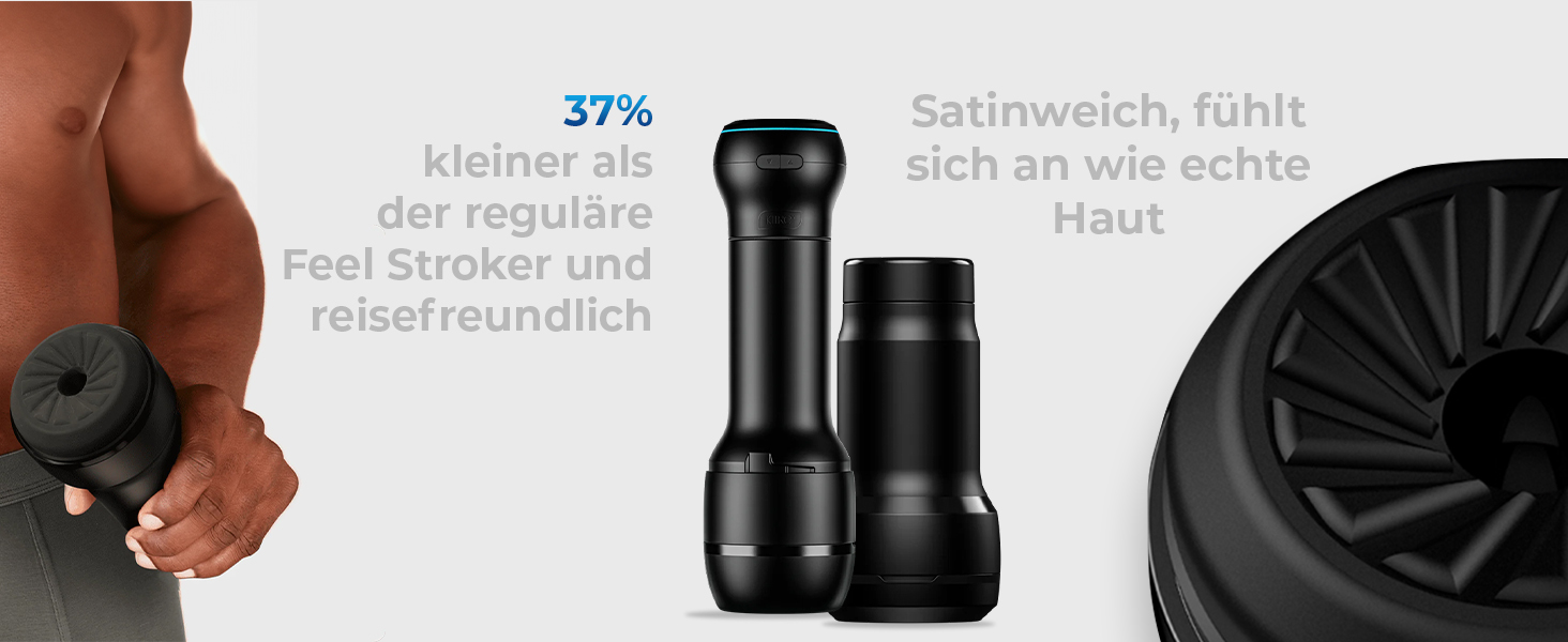 KIIROO Pocket Stroker - компактний масажер для чоловіків з реалістичним відчуттям