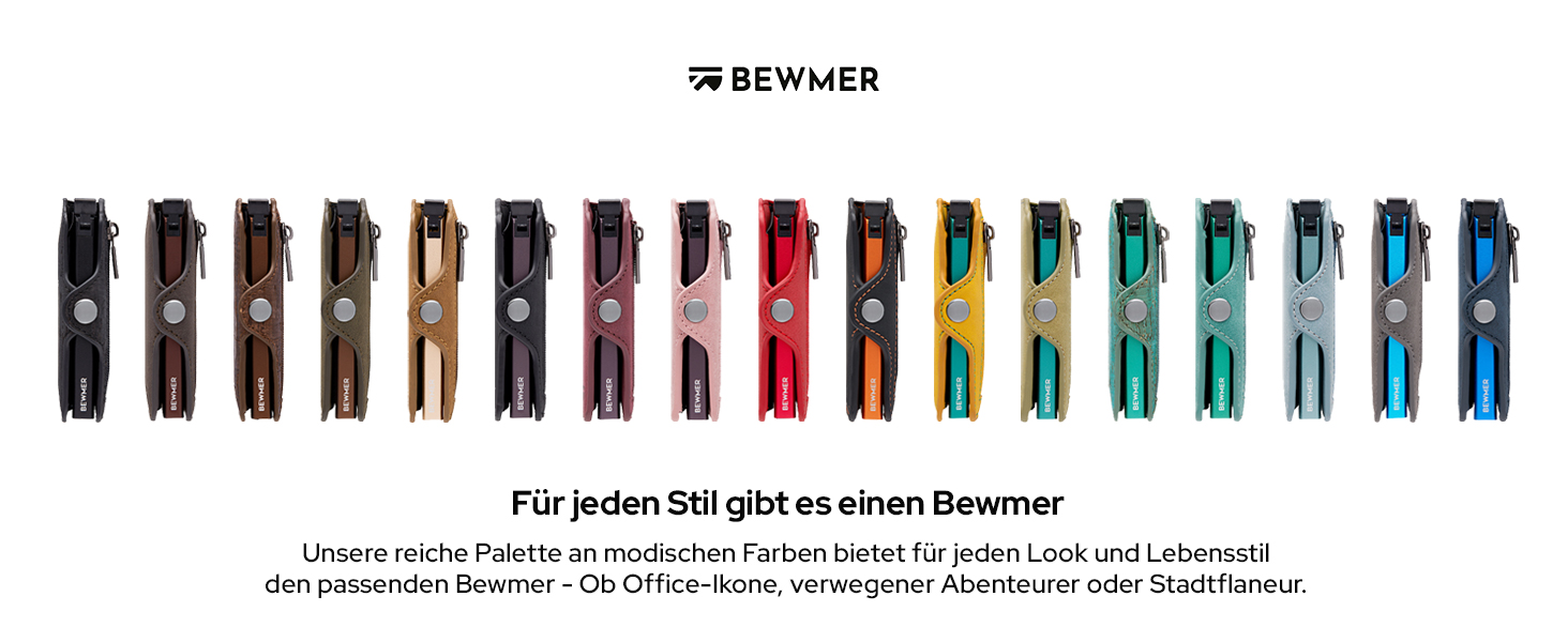 Преміальний кредитний картхолдер BEWMER — Слім-гаманець з RFID-захистом для чоловіків та жінок, коричневий
