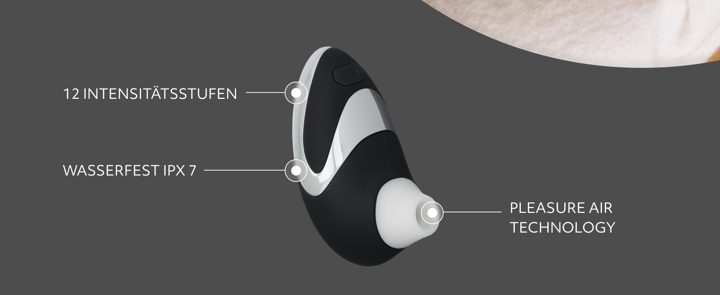 Womanizer PRO W500 - жіночий вібратор, стимулятор клітора, GOLD EDITION, чорний, хром