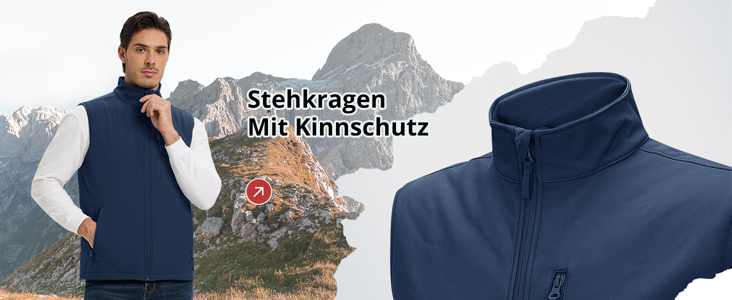 Чоловічий жилет Outdoor Ventures Softshell з утеплювачем, водовідштовхуючий та вітрозахисний, для бігу, їзди на велосипеді та походів, чорний, XL