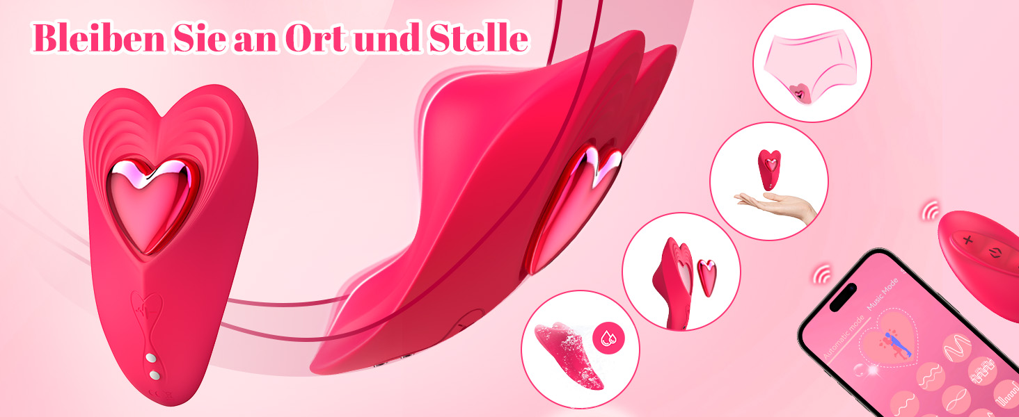 Вібратор для жінок Butterfly - сексуальна іграшка з пультом дистанційного керування, для індивідуального та парного використання