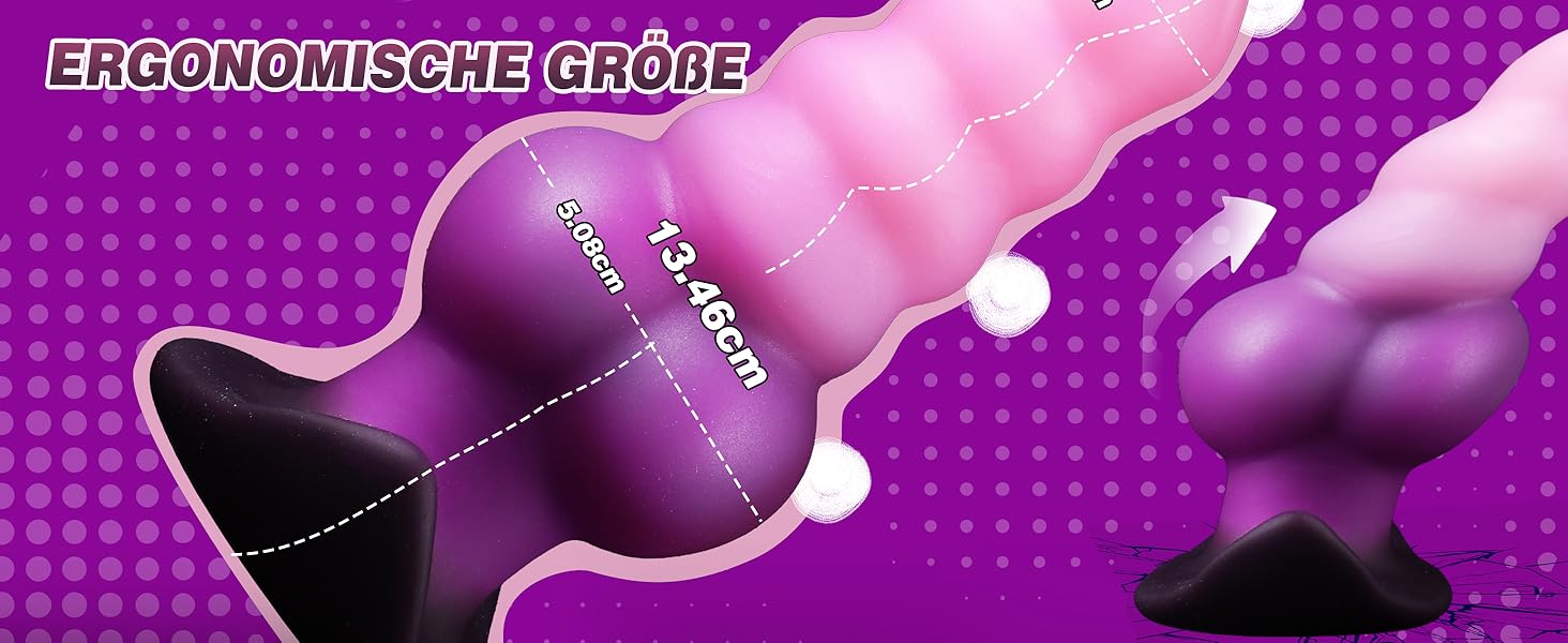 Анальний плагін з вузлом Alien, силікон, для жінок та чоловіків, XXL, анальні іграшки