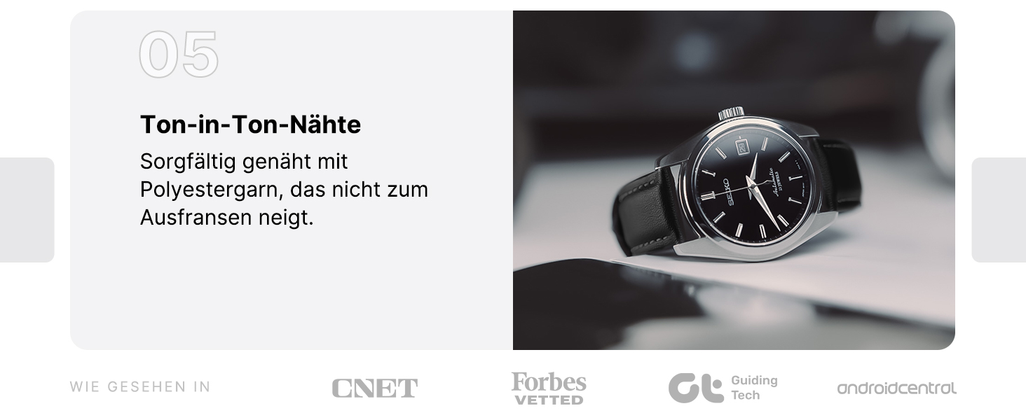 Шкіряний ремінець Fullmosa 22 мм для Samsung Galaxy Watch 46мм, Galaxy Watch 3 45мм, Gear S3 Frontier/Classic, коричневий градієнт, чорна застібка
