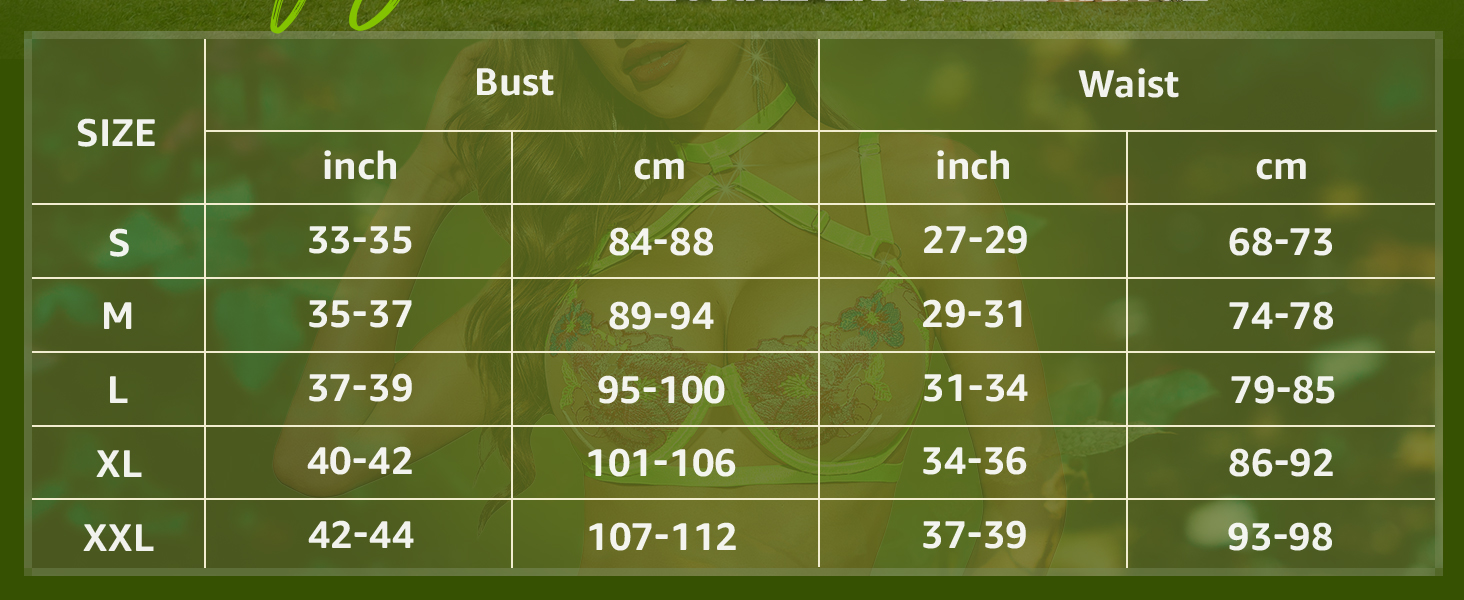 RSLOVE Комплекти нижньої білизни для жінок - Сексуальна спідня білизна з бретелями, мереживна піжама, комплект бюстгальтера та трусиків з стрічкою, XL, блакитний