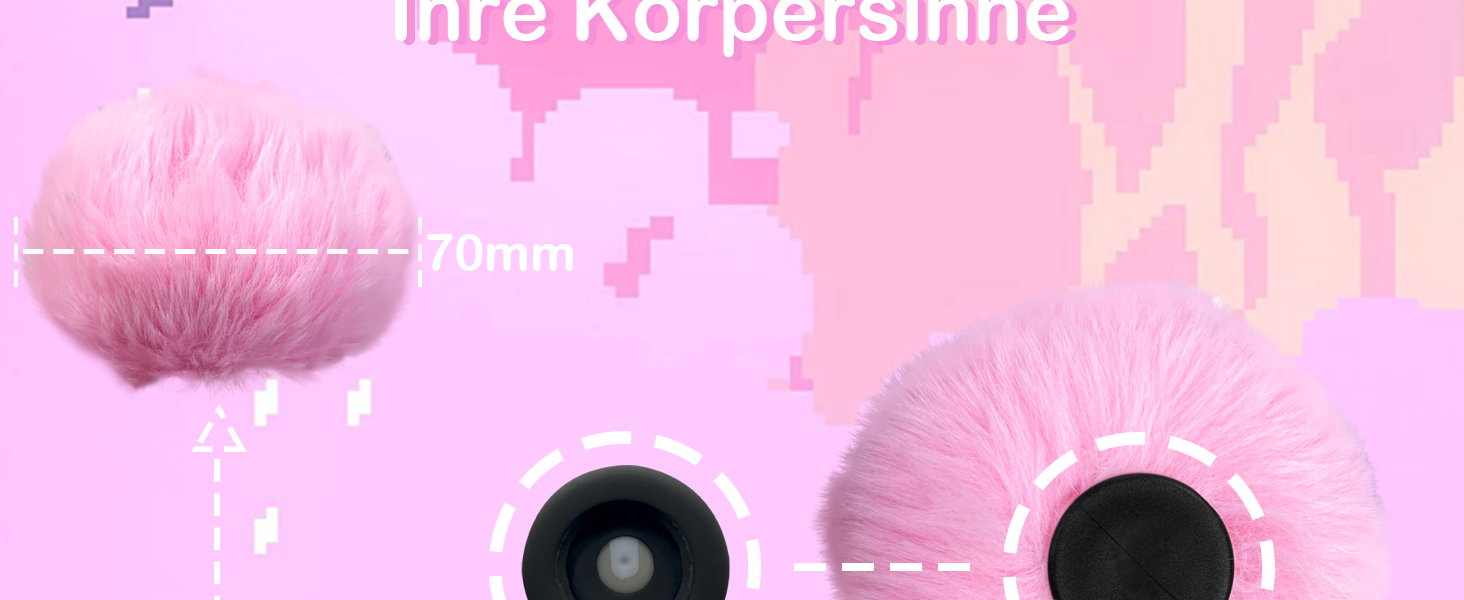 Анальний вібратор-хвіст Furry Fuchsschwanz з пультом керування для чоловіків та жінок. Силіконовий анальний плагін, іграшка для БДСМ, хвіст з сердечком