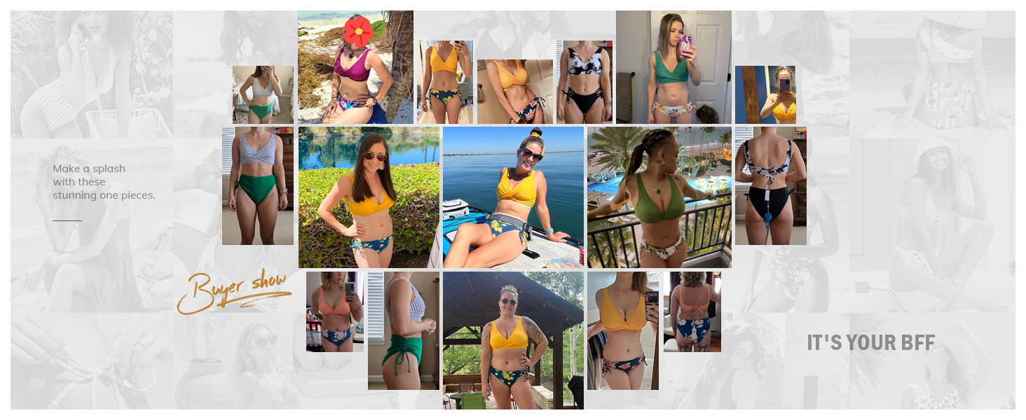 CUPSHE Bikini Set: Розкішний двочастинний купальник з квітковим принтом, низька посадка, шнурівка, лимонний колір