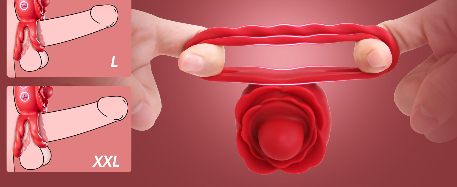 Кільце для пеніса з вібрацією для пар - сексуальні іграшки для дорослих, стимулятор G-точки, 10 режимів вібрації