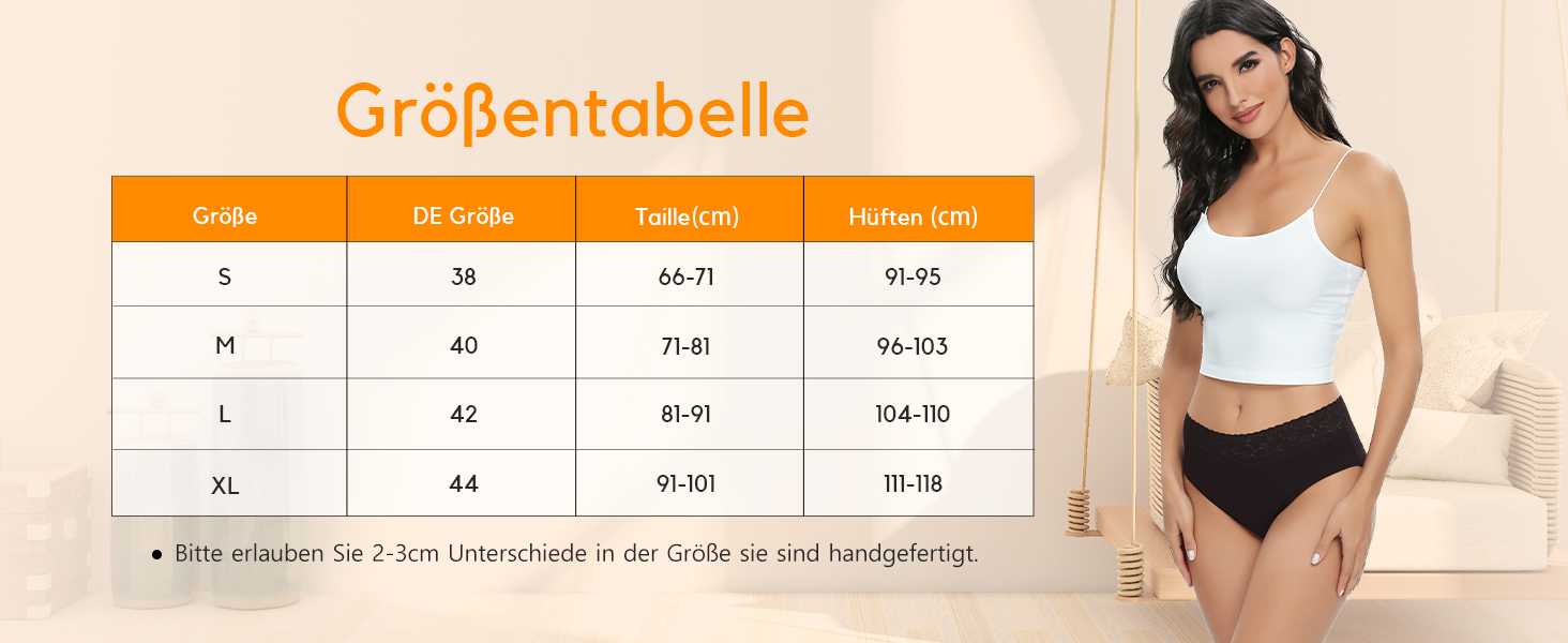 Сліпекс жіночі бавовняні труси ALTHEANRAY - 6 шт. (S, смугасті)