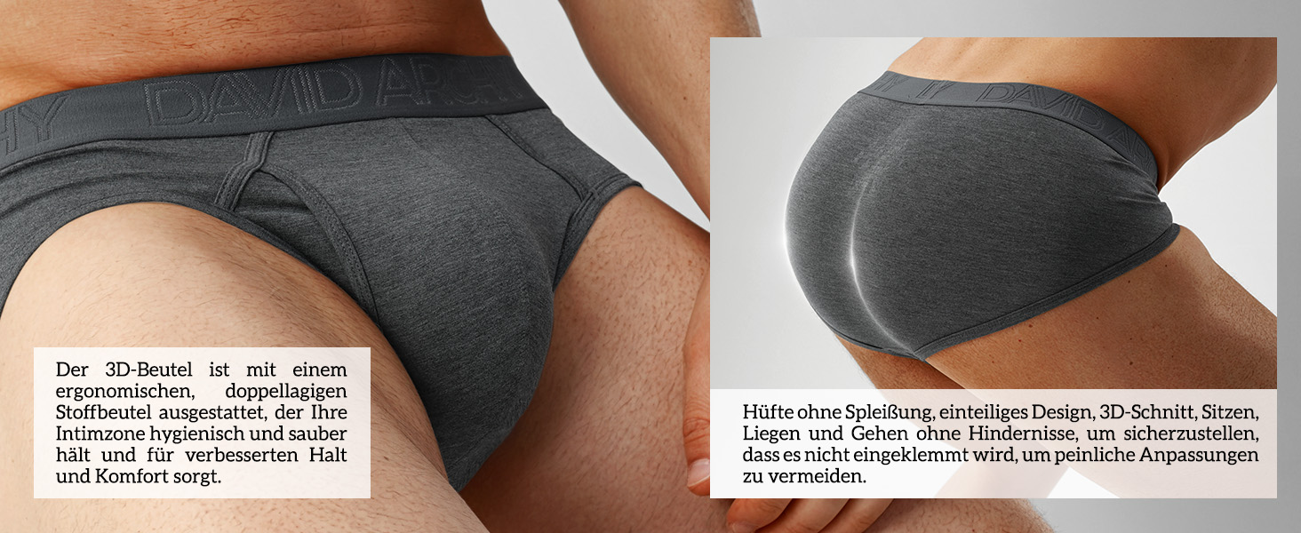 Слідки чоловічі DAVID ARCHY з бамбука (XXL), безшовні, м'які, чоловіча білизна