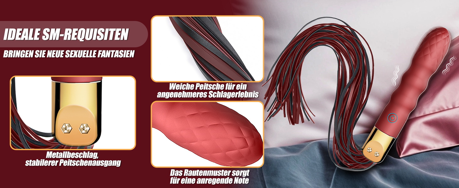 SXOVO Пеітч з вібратором: 2-в-1 для стимуляції G-точки, простати, BDSM. 10 режимів вібрації, для чоловіків, жінок, пар. Інтимні іграшки для дорослих