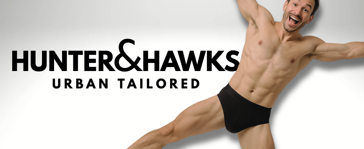 Боксерки чоловічі Hunter & Hawks, 4 шт. в упаковці, розмір S-6XL, м'які, антибактеріальні, дихаючі, чорні