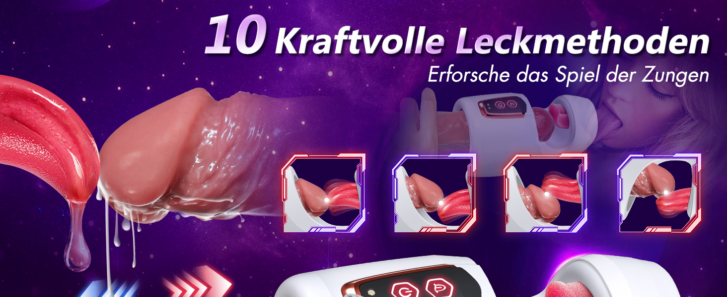 Мастурбатор для чоловіків з вібрацією - набір сексуальних іграшок для чоловіків з реалістичною імітацією орального сексу та вібрацією для головки статевого члена