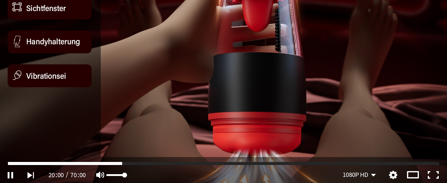 Електричний мастурбатор для чоловіків з 9 режимами лизання, 9 режимами всмоктування та 9 вібраціями. Іграшка для дорослих, підходить для пар та індивідуального використання