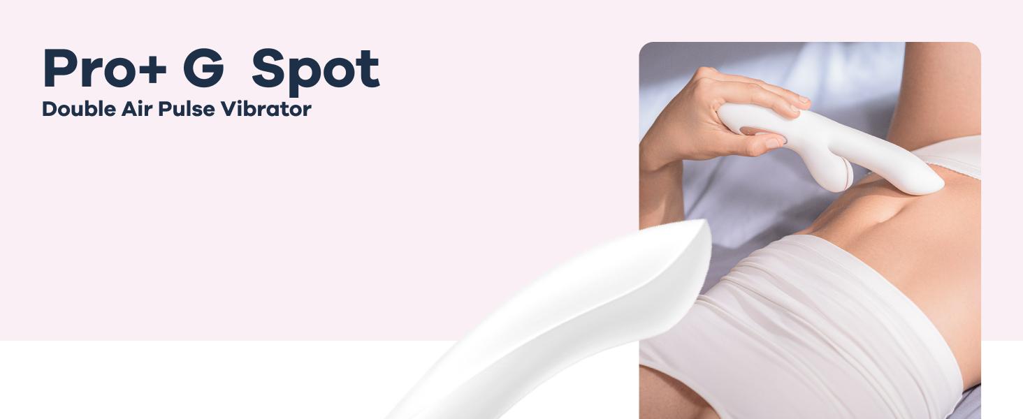 Вібратор Satisfyer Pro G-Spot Rabbit | 11 рівнів інтенсивності, 10 програм вібрації | Водостійкий (IPX7) | Для жінок
