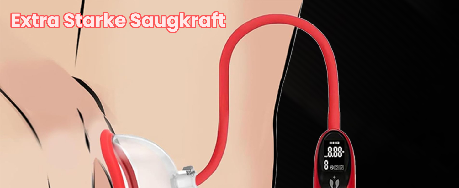 Електричний масажер для клітора з вакуумною помпою, LZMYZ - стимулятор для жінок та пар