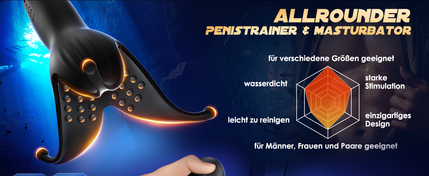 Масажер для чоловіків, стимулятор головки пеніса, іграшка для сексуального задоволення, 10 режимів, вібруючий масажер для соло та парного використання (темно-сірий)
