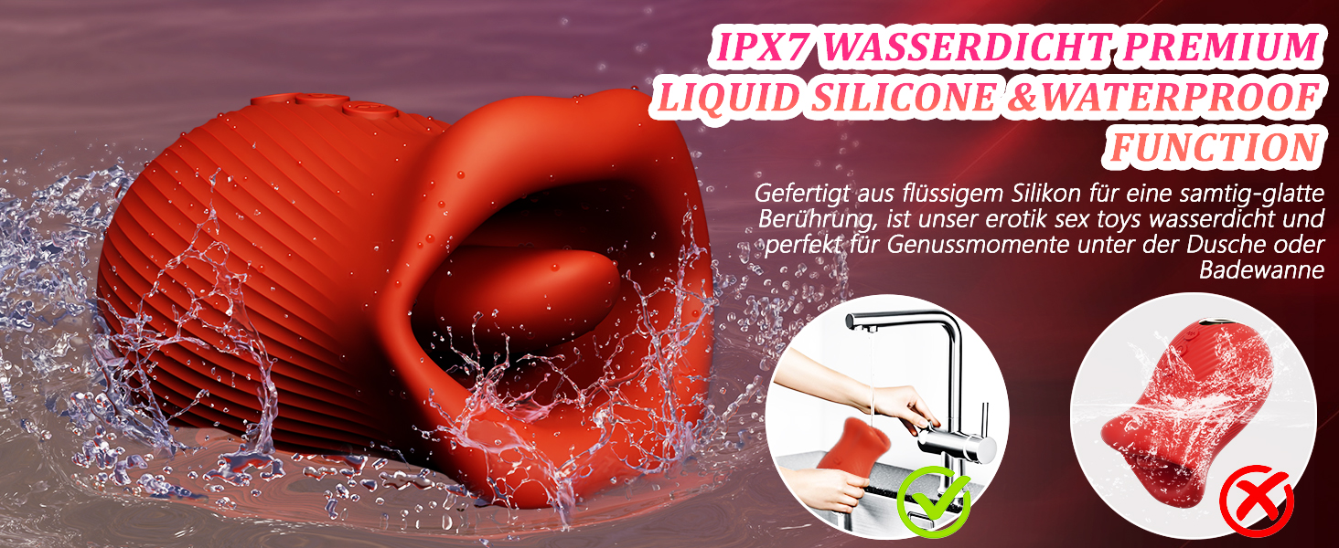 Вібратор Sauger для жінок: 8 режимів, 10 licking, 360° обертання. Іграшка для дорослих, для пар.