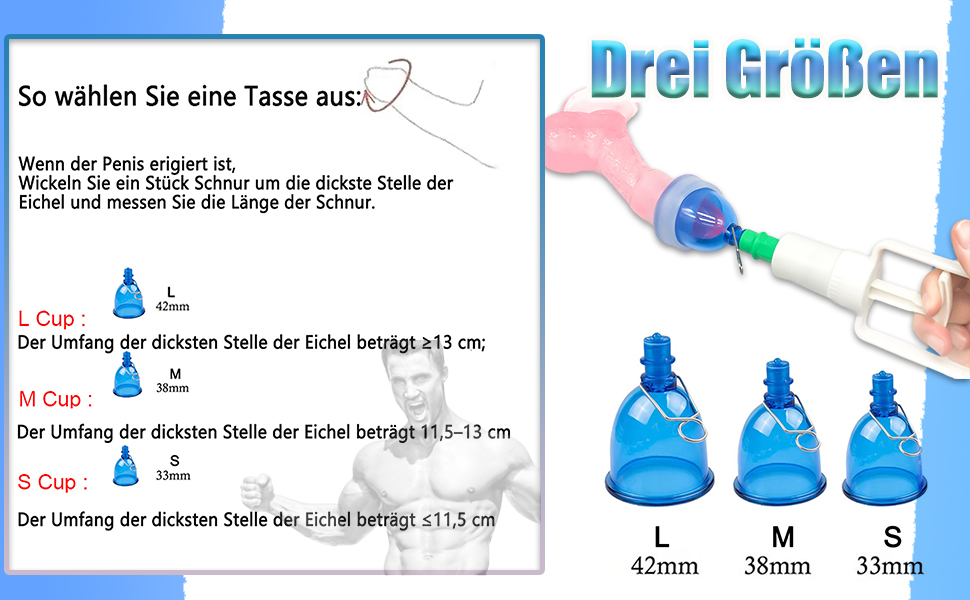 Набір для тренування пеніса Penispumpe Plus: подовження та збільшення, вакуумний насос для чоловіків