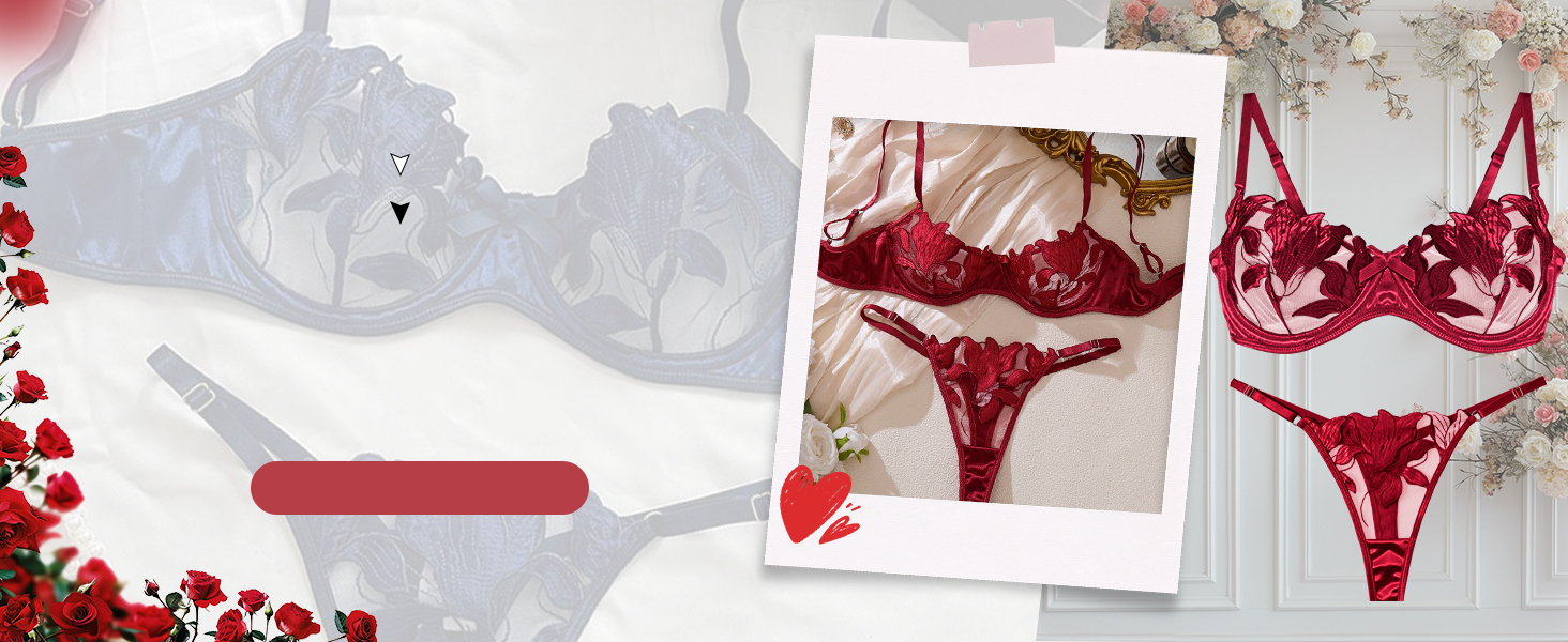 Panegy: Комплект бюстгальтера та трусиків, мереживний, push-up, білий (рожевий, S)