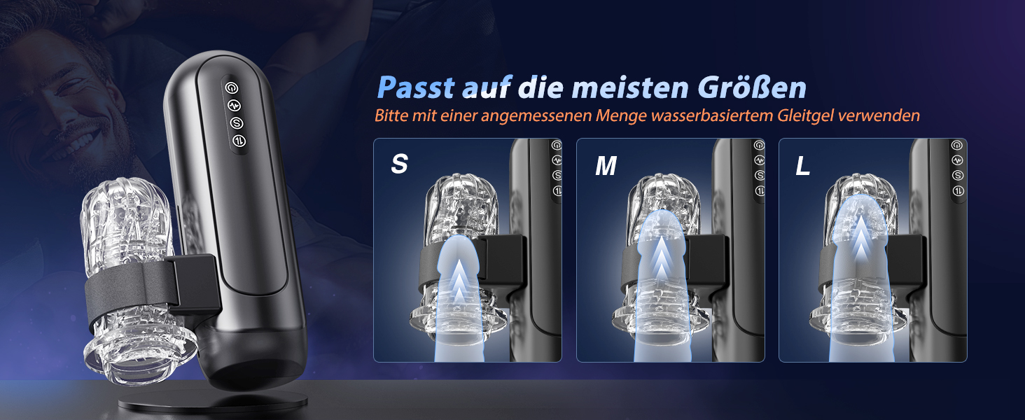 Електричний мастурбатор для чоловіків Honeyexp з 6 телескопічними функціями та 5 швидкостями, 10 вібрацій