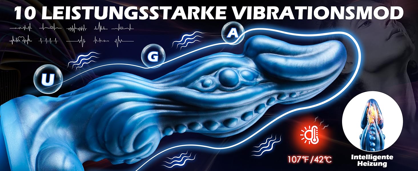 Анальний вібратор з нагрівом та 10 режимами вібрації - для жінок та чоловіків