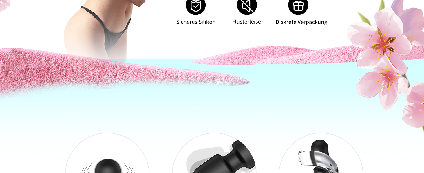 Вібратор дилда для жінок, G-spot, 8 режимів, стимулятор клітора, сексуальні іграшки (Рожевий, Чорний матовий)