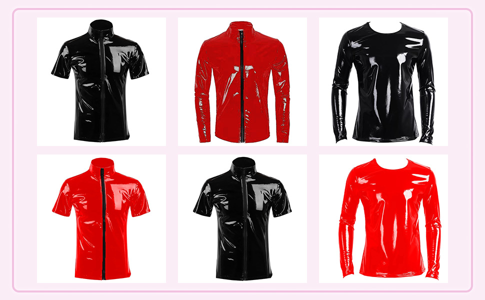 Чоловічий латексний боді Maeau, костюм з еластичної шкіри, чорний, XL