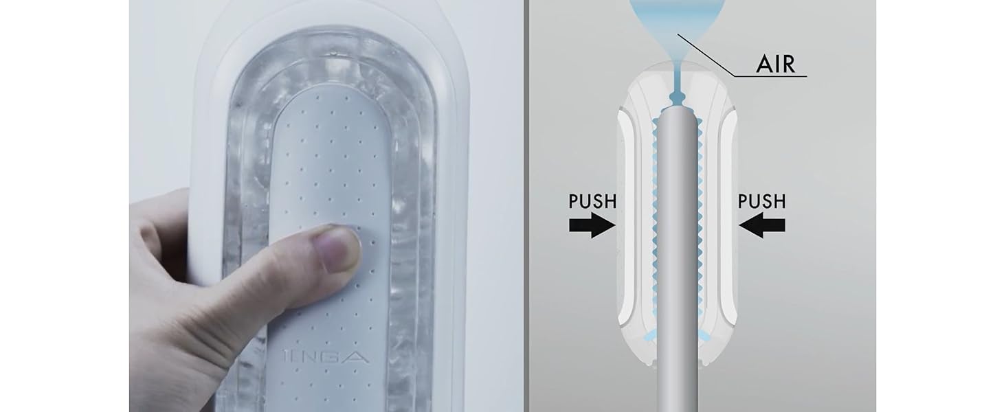 TENGA Flip Zero - багаторазова масажна іграшка для чоловіків, чорний (Strong)