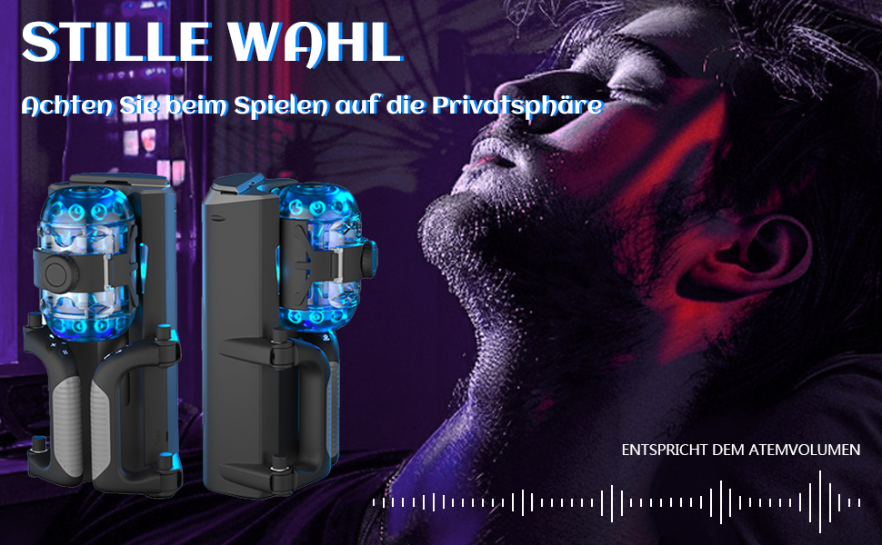 Електричний мастурбатор з подвійним руків'ям для чоловіків – реалістична вагіна, чорний колір