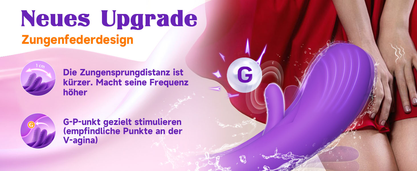 Вібратор для жінок G-spot з 7 режимами: вібратор клітора, секс-іграшка для пар, фіолетовий