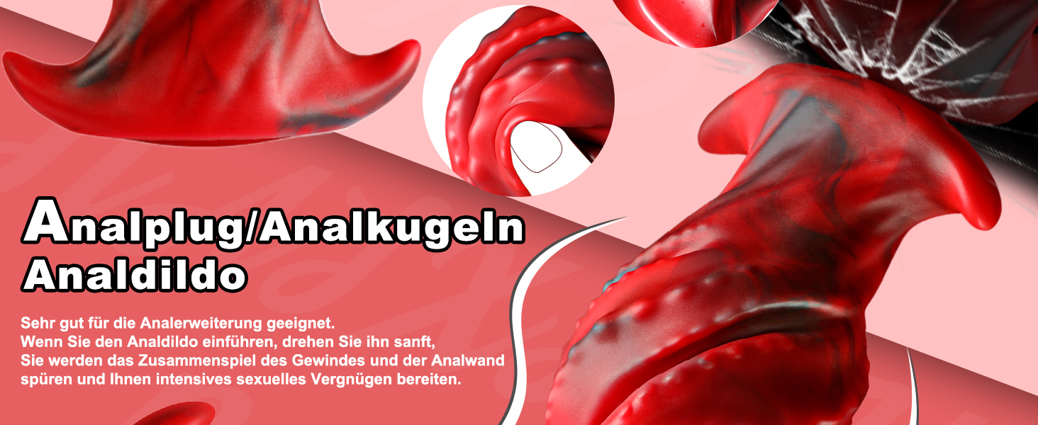 Масажер для тіла з силікону NAIXBTY Pug - для жінок та чоловіків, для масажу G-точки та простати