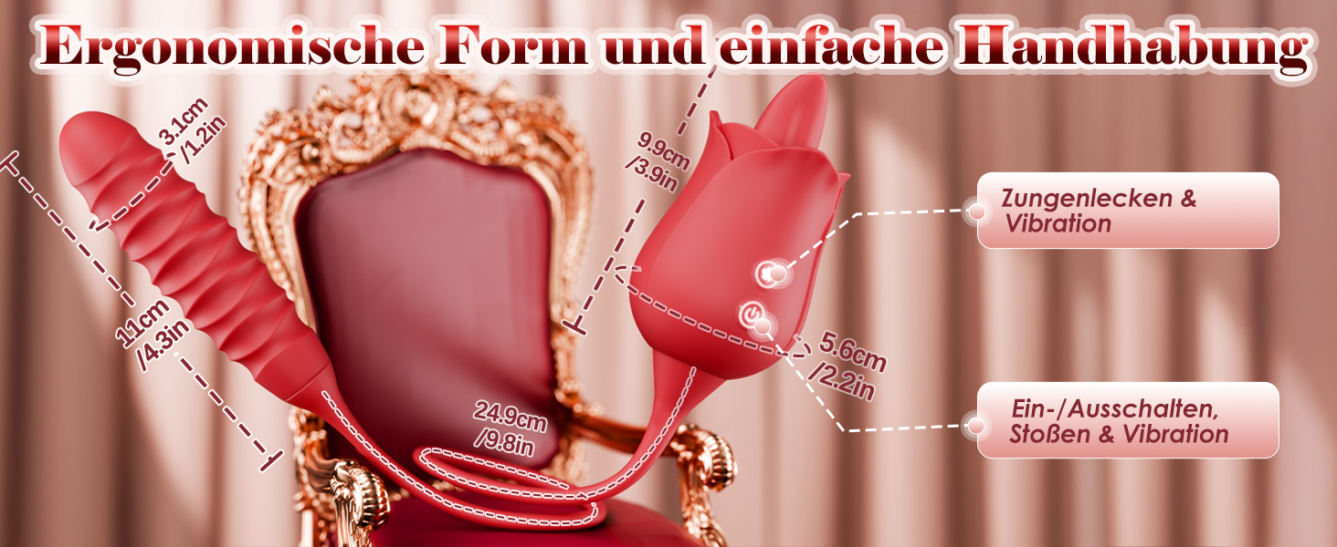 Вібратор для жінок Gobeken - комплект вібраторів з 10 функцій та анальним наконечником