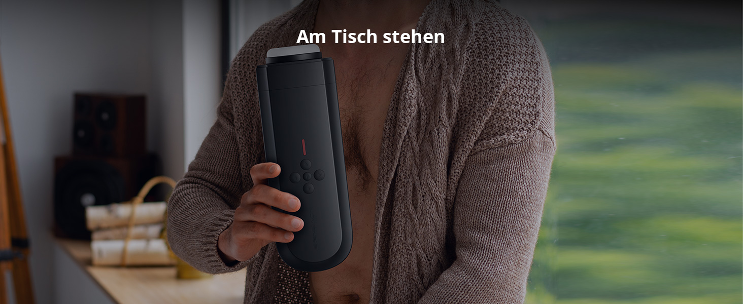 LOVENSE Solace - Автоматичний електричний секс-іграшка для чоловіків з пультом керування, різні режими, для соло та парних ігор