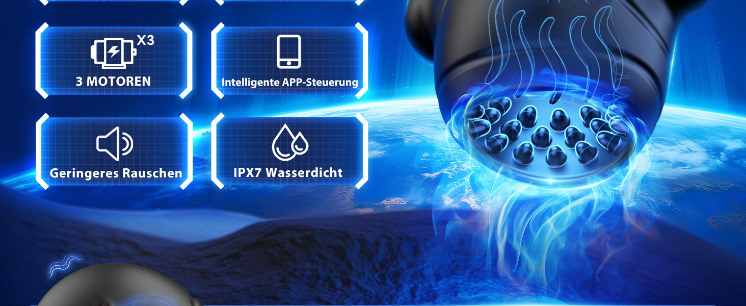 Масажер для чоловіків Tauara 4-в-1 з вібрацією, тренажер для пеніса, стимулятор головки, чорний