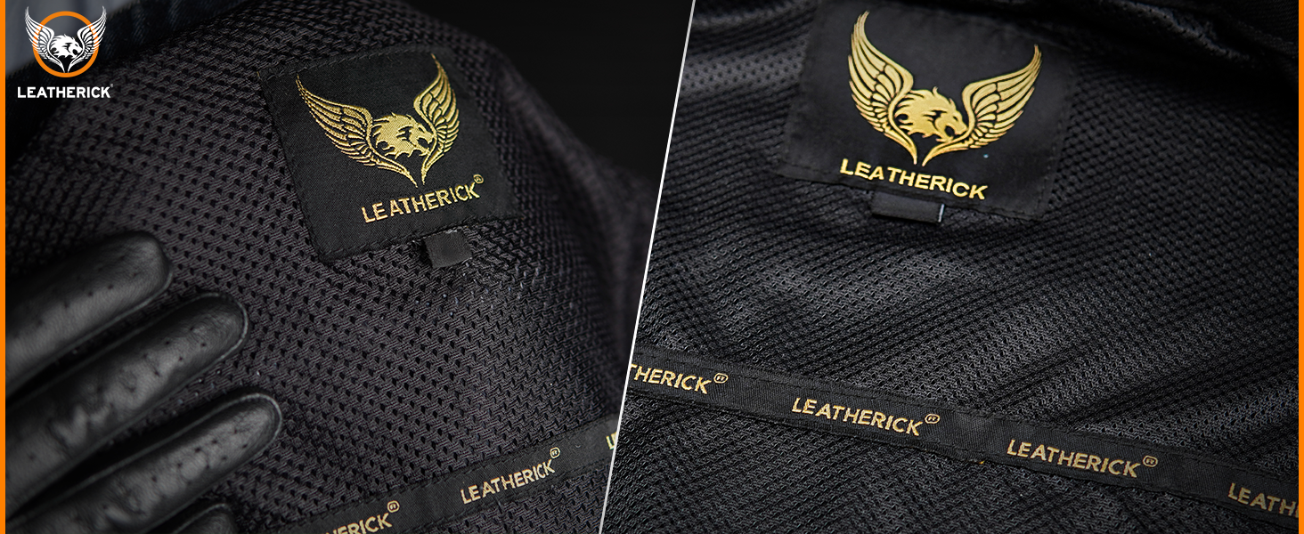 Чоловічий мотоциклетний жилет Leatherick з цупкого деніму, чорний, розмір XL