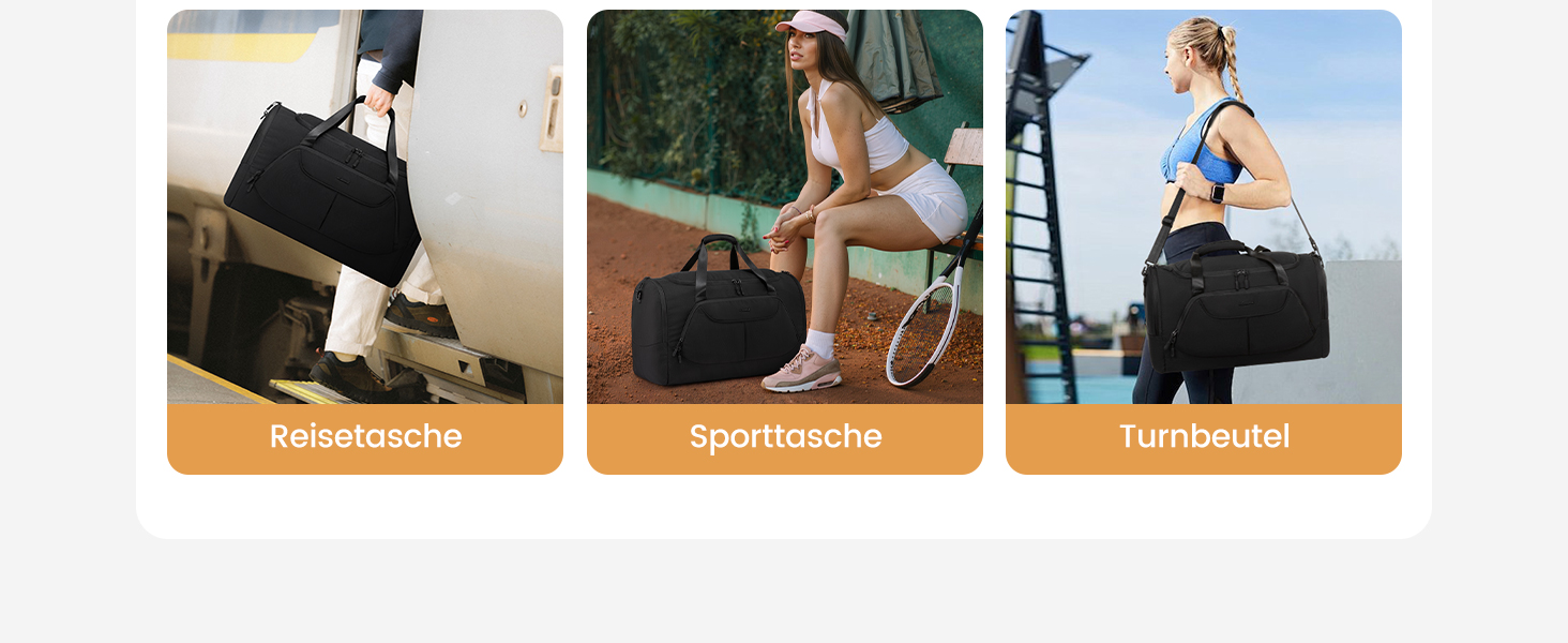 Спортивна сумка LOVEVOOK для жінок 30Л з відділенням для взуття та вологих речей, водонепроникна сумка для фітнесу, залу, басейну та подорожей, бежево-абрикосова, 45x24x28 см