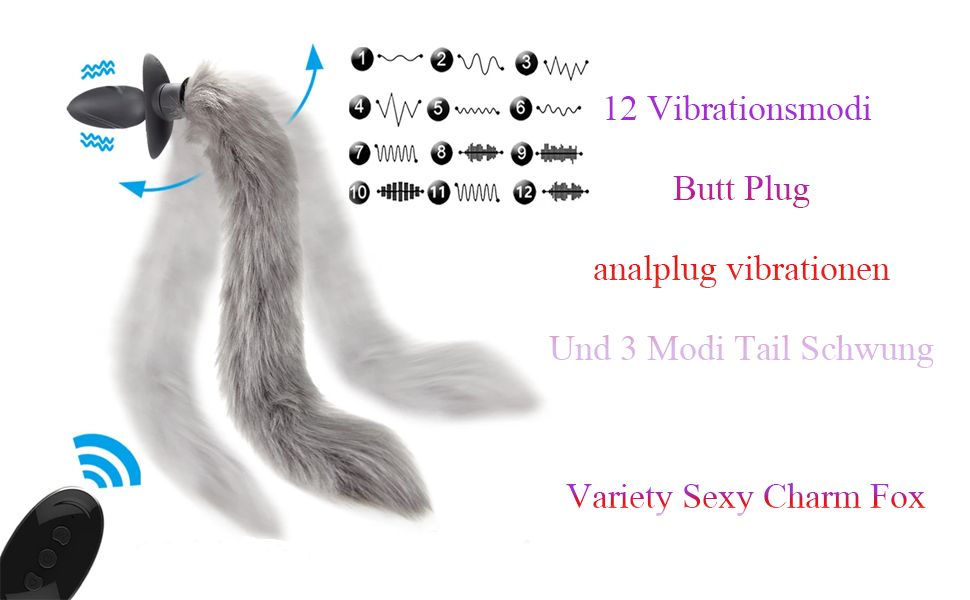 Анальні вібратори ChicLSQ з пультом дистанційного керування – силіконовий анальний плагін з пульта та вібрації, косплей, для жінок та чоловіків, розширювач ануса, чорний