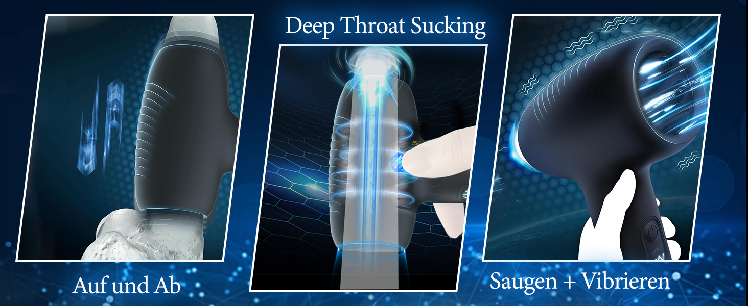 Електричний мастурбатор для чоловіків ChicLSQ – автоматичний масажер пеніса з 10 режимами вібрації, blowjob-масажер, Pocket Pussy, секс-іграшки для чоловіків