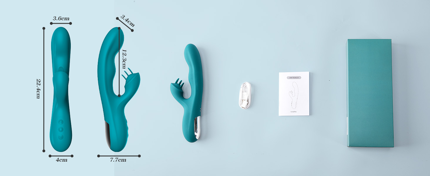 Вібратор дилда для пар, набір вібраторів для жінок G-точка, кліторальний стимулятор з 9 режимів вібрації, 23 см, сексуальні іграшки