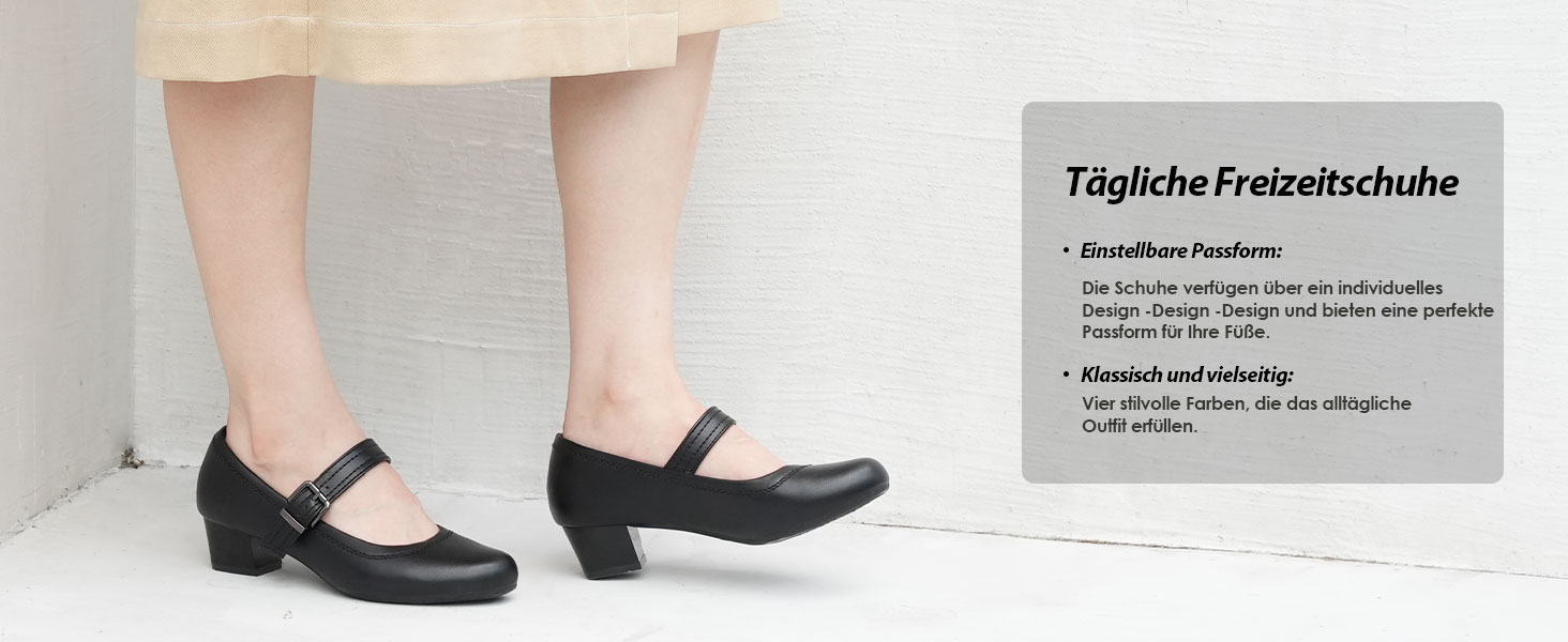 Жіночі ортопедичні туфлі Mary Jane Ortho + Rest для Hallux Valgus, бежеві, на низькому стійкому каблуку