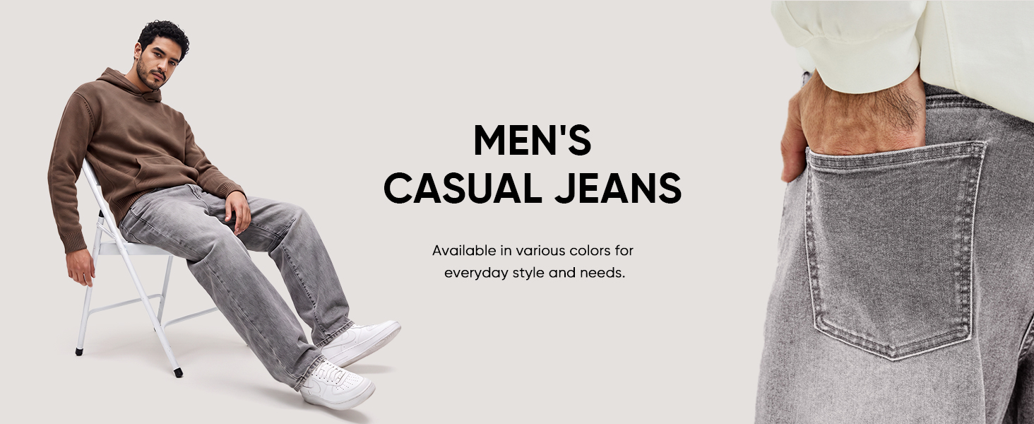 Чоловічі широкі джинси Baggy JMIERR з ефектом потертості, вуличний стиль Streetwear, сірі, розмір 3XL