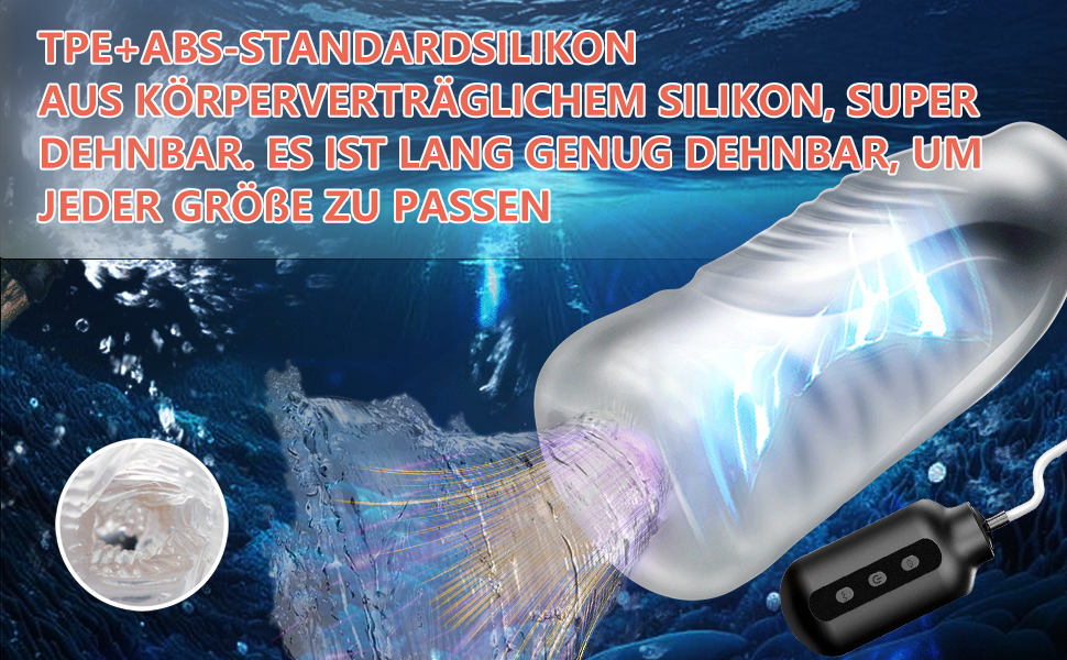 Електричний масажер для чоловіків PLNTLE Fleshlightight з 7 режимами вібрації та всмоктування. Інтимний масажер для чоловіків, компактний, тихий.