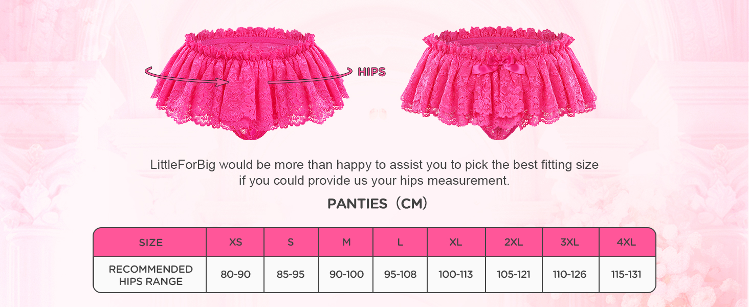 Формована спідниця-танга для кросдресерів та трансгендерів, рожевого кольору, XL